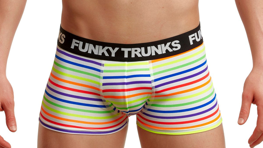 Men's Underwear Trunks- Light Stripes