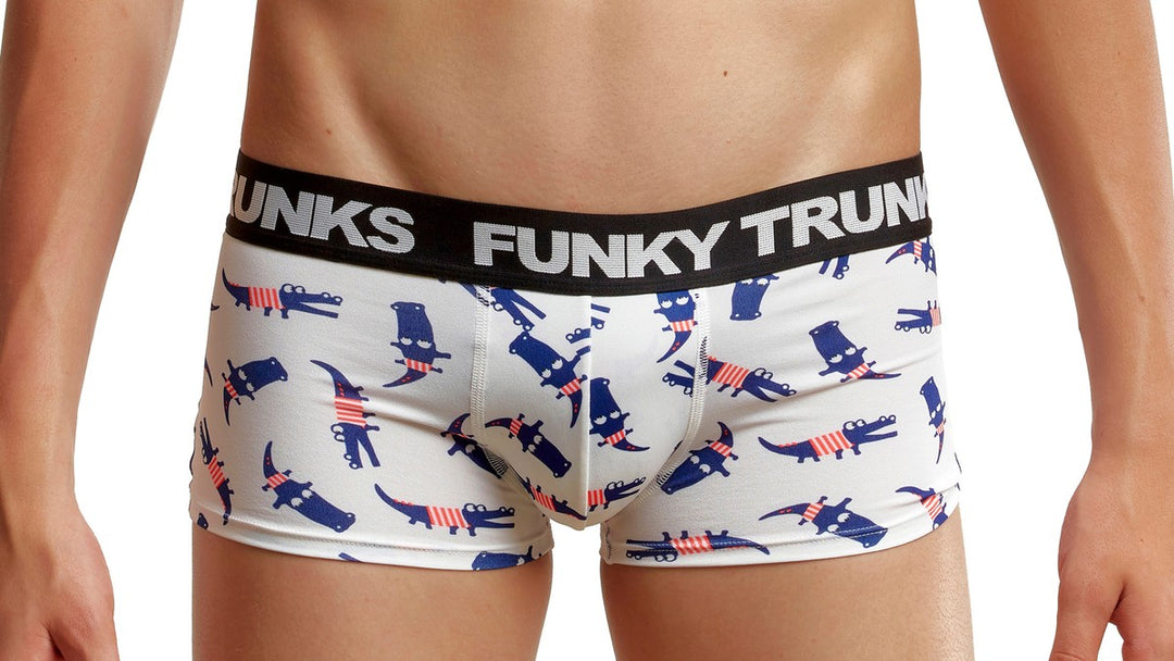 Men's Underwear Trunks-Crocosaurus