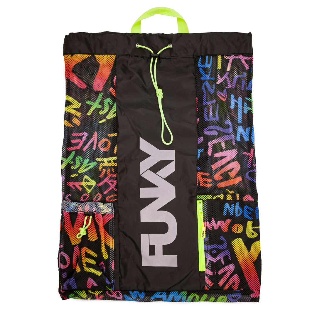 Geared Up Mesh Backpack - Love Funky