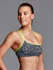 Criss Cross Top - Black Widow