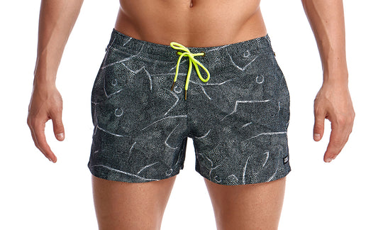 Men's Shorty Shorts Short- Crack Up