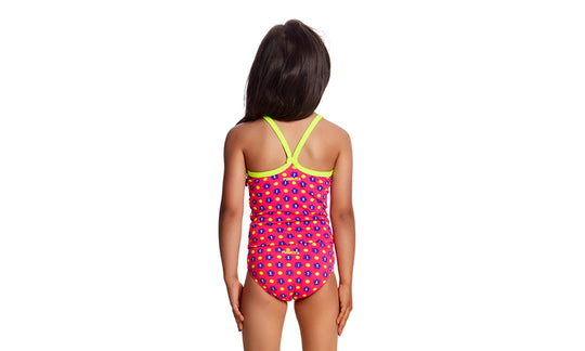 Girls Toddler Tankini & Brief- Daisy Dots