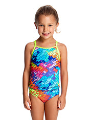 Girls Toddler Tankini & Brief- Layer Cake