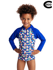 Eco Zippy Rash Vest- Pandamania