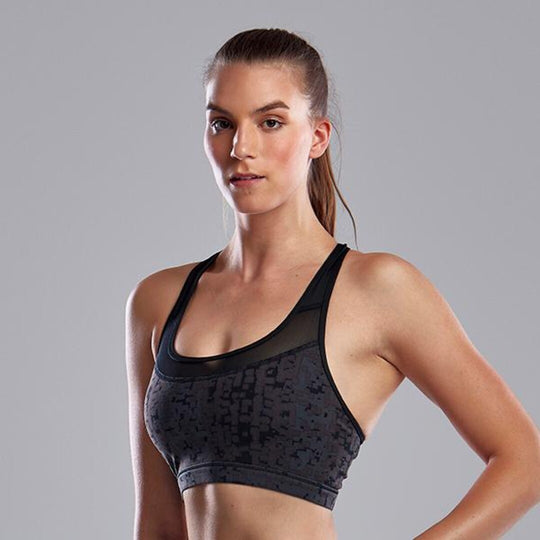 Ladies Racerback Crop Top- Snake Skin