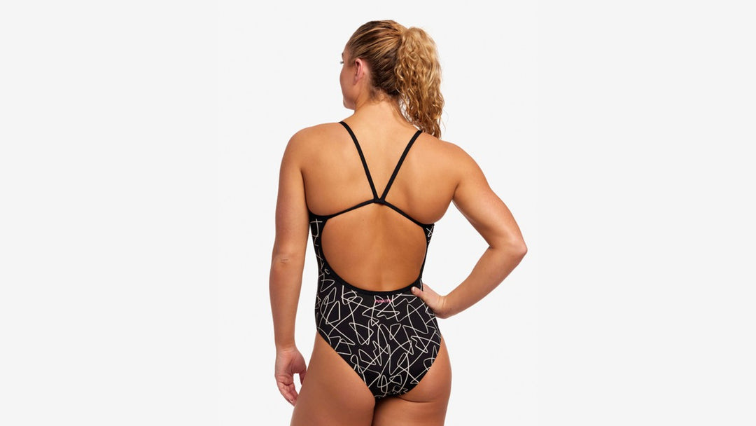 Single Strap One Piece- Texta Mess