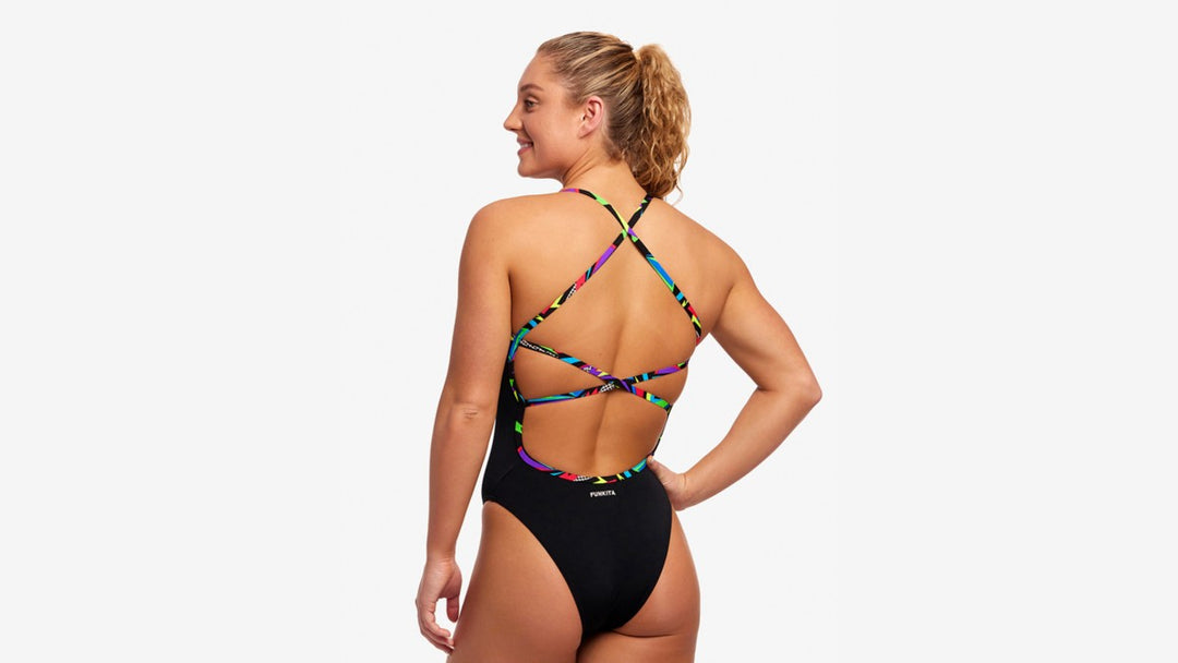 Strapped In One Piece- Beat it Black