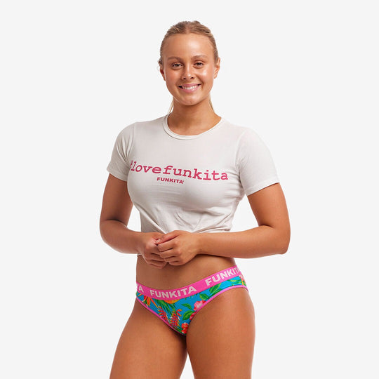 Ladies UNDERWEAR Brief - Blue Hawaii