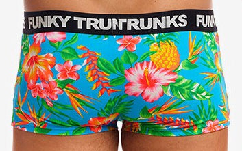 Men's Underwear Trunks-Blue Hawaii