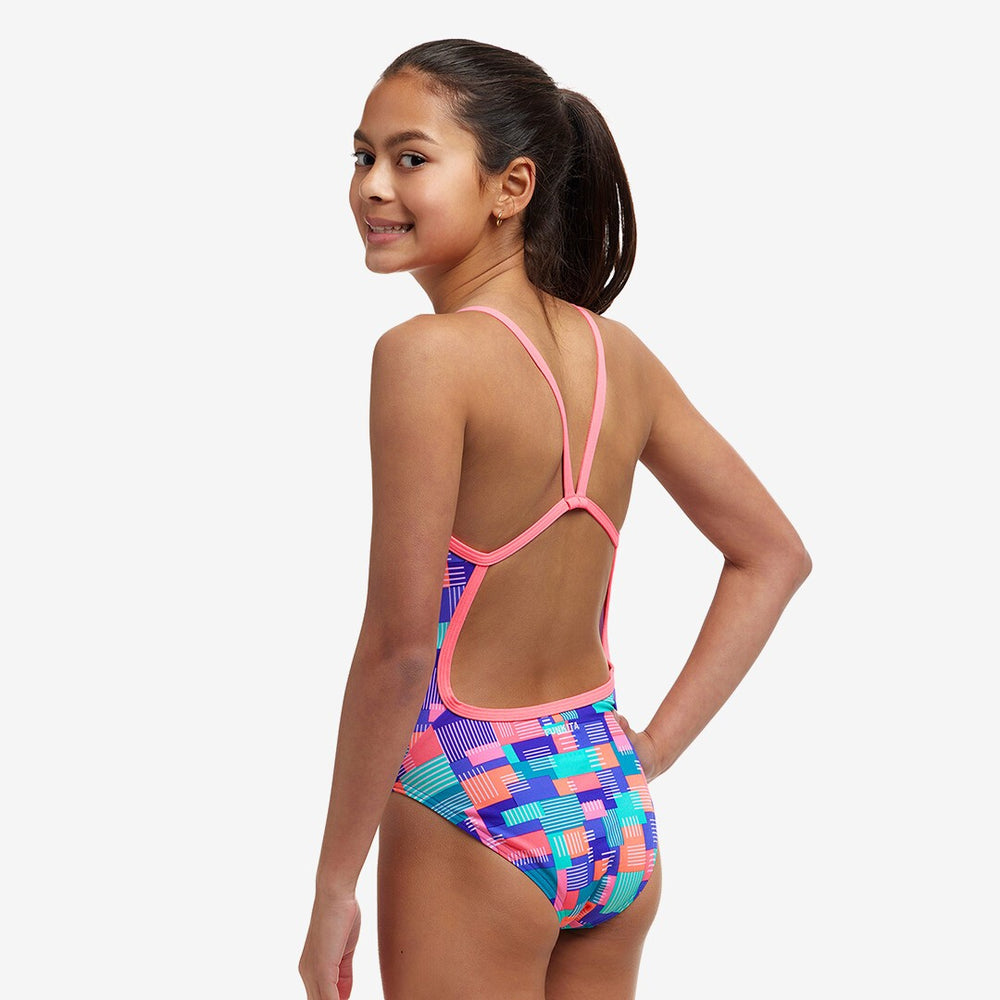 Girl's Single Strap One Piece- Giga Bit