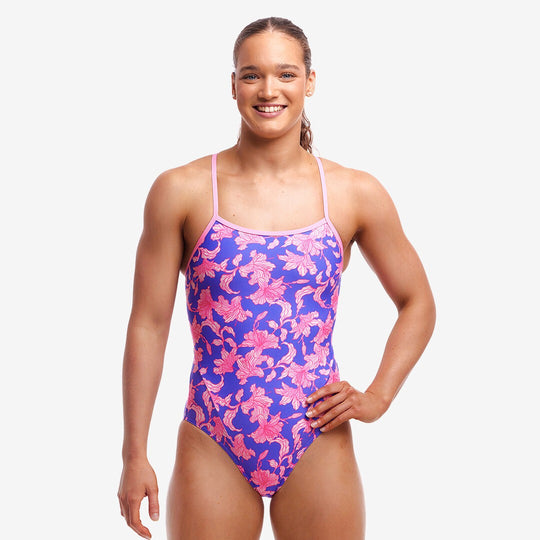 Single Strap One Piece- Perfect Petal