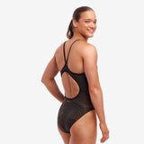 Diamond Back One Piece- Gold Weaver