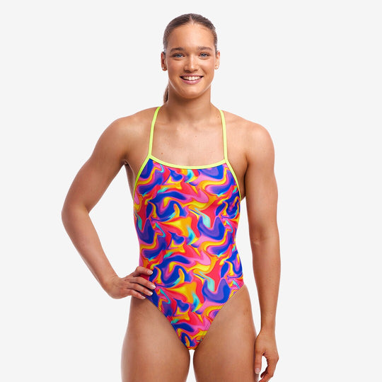 Strapped In One Piece- Summer Swirl