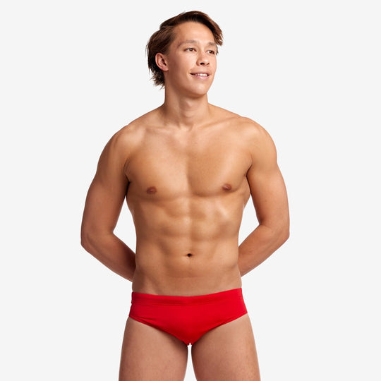 Men's Classic Briefs- Still Red