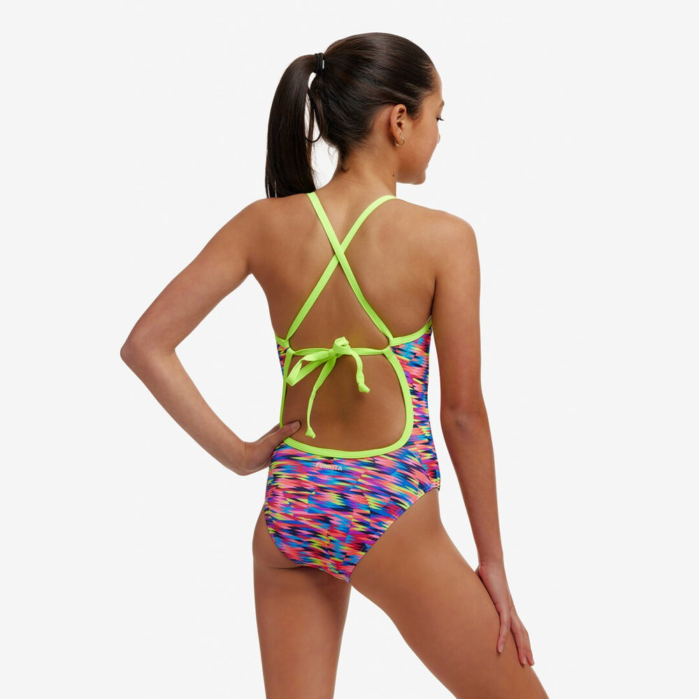 Girl's Tie Me Tight One Piece - Go Gammon