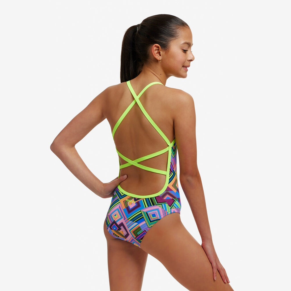 Girl's Strapped In One Piece - Boxanne