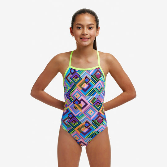 Girl's Strapped In One Piece - Boxanne