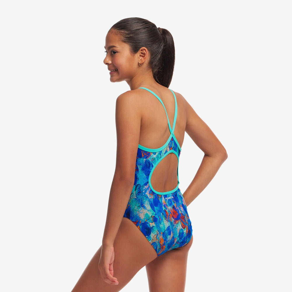 Girl's Diamond Back One Piece- Paint Press