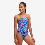 Girl's Diamond Back One Piece- Warp Tour