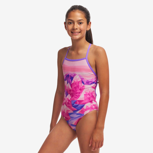 Girl's Strapped In One Piece - Rockie High
