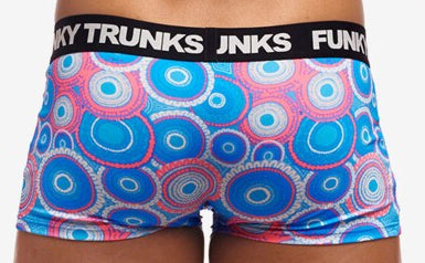 Men's Underwear Trunks- Bundjalung Blue
