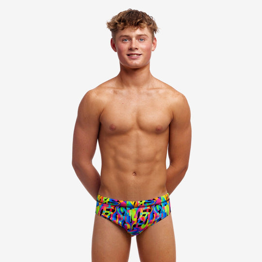 Boy's Classic Briefs- Colour Funk