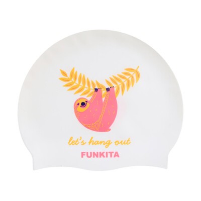 Silicone Swim Cap- Let's Hang Out