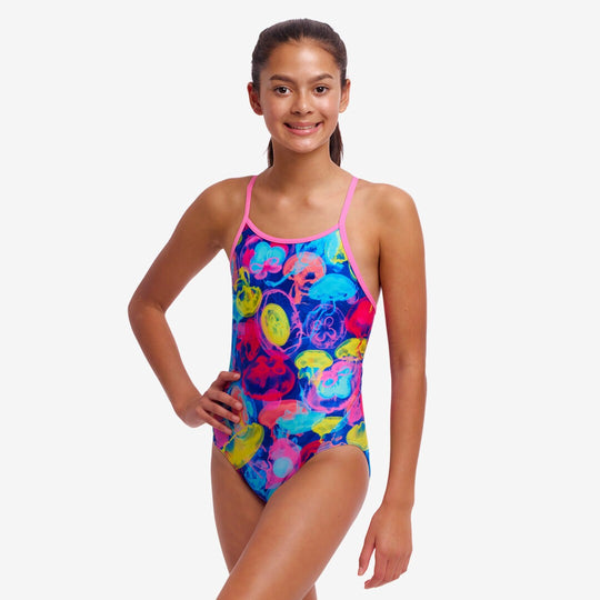 Girl's Diamond Back One Piece- Sting Stung