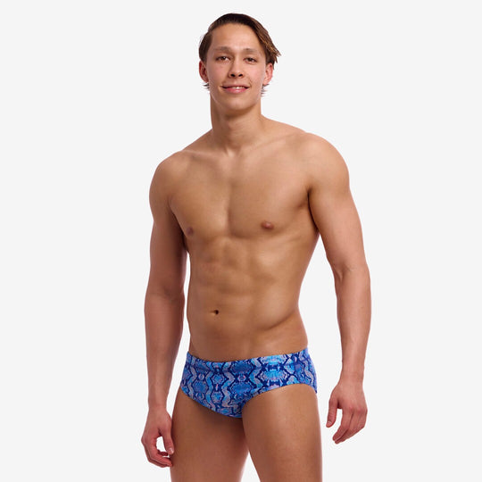 Men's Classic Briefs- Blue Viper