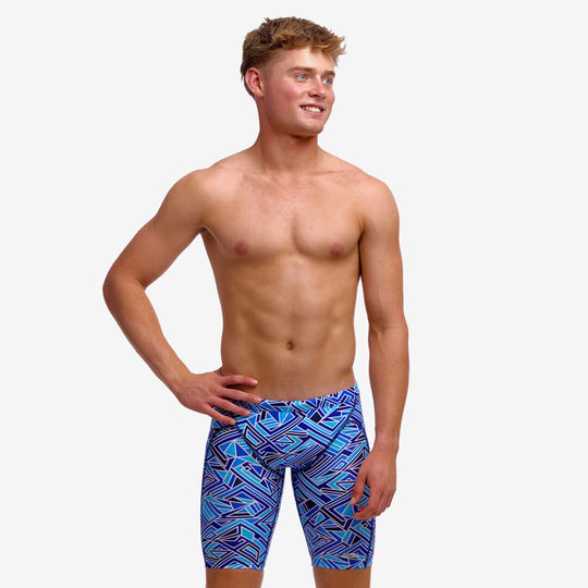 Boy's Training Jammers- Blue Bits