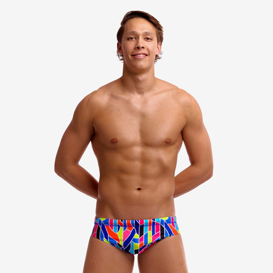 Men's Classic Briefs- Fault Lines