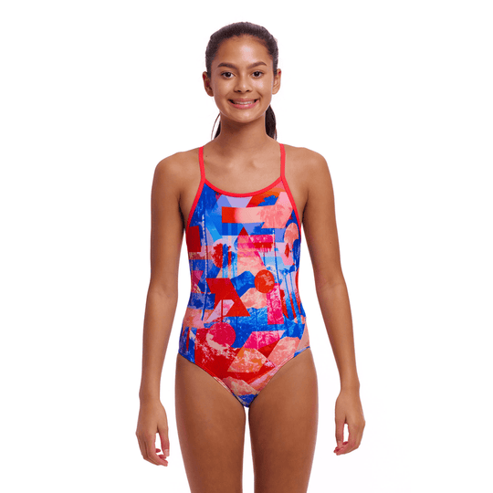 Girl's Diamond Back One Piece- Miss Adventure