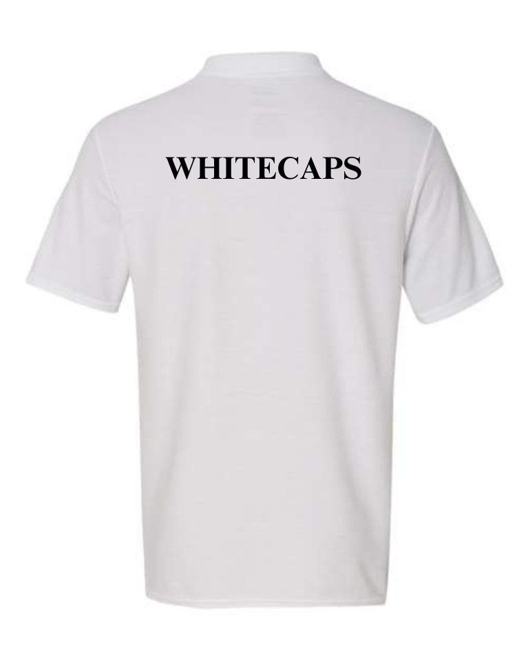 Whitecaps White POLO Tee