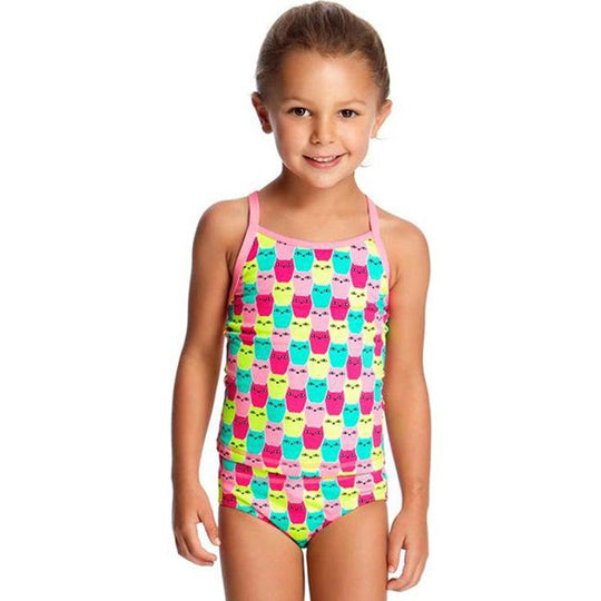 Girls Toddler Tankini & Brief- Minty Mittens