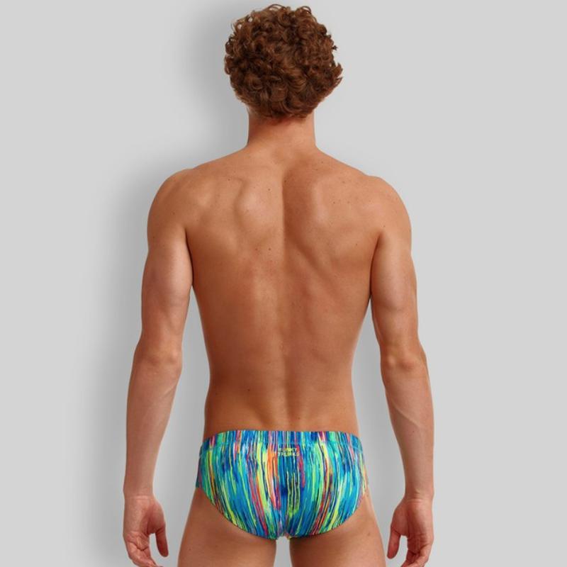 Men's Classic Briefs- Dripping Paint