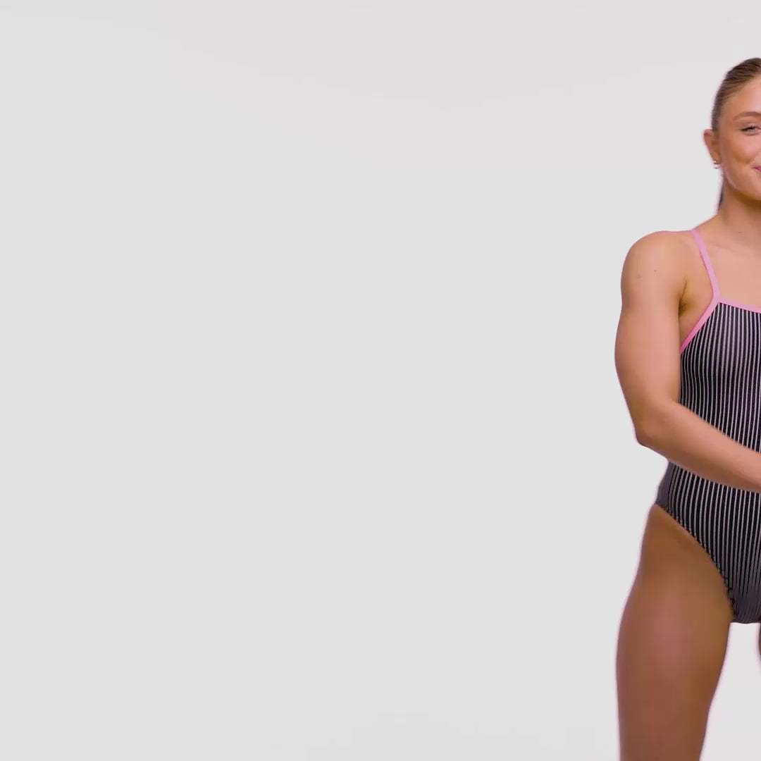 Single Strength One Piece- Pin Stripe