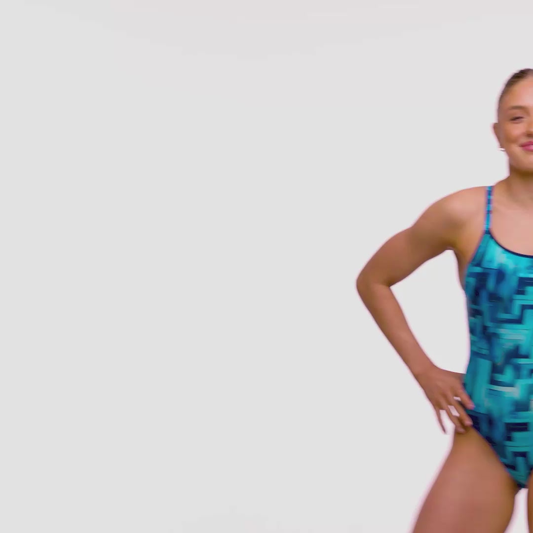 Diamond Back One Piece- You Blued