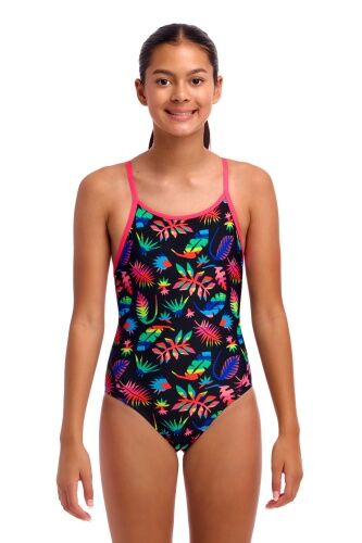 Girl's Diamond Back One Piece- Lost Leaf