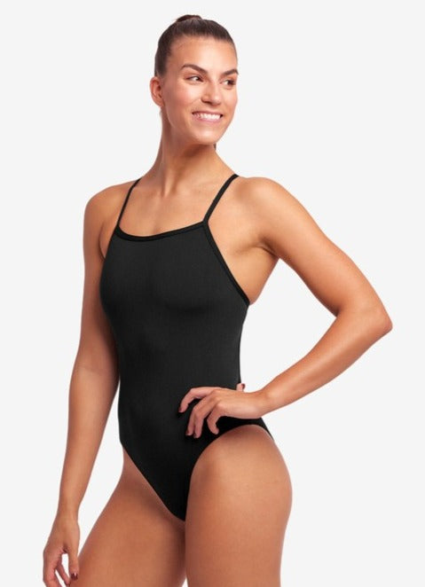 Tie Me Tight One Piece - Still Black