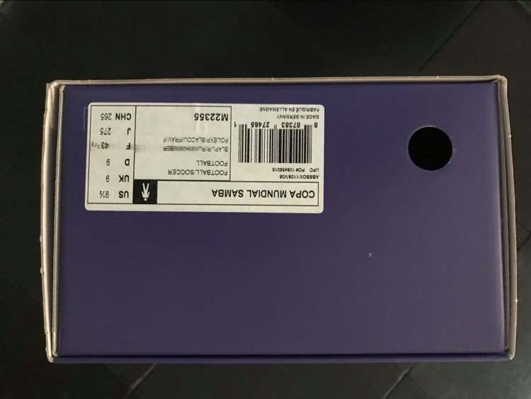 Adidas Copa Mundial Samba - Purple  M22355