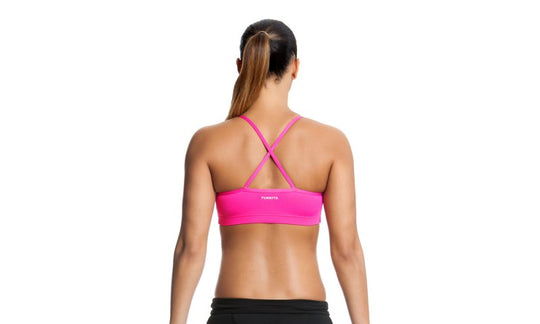 Ladies Crop Top- Pink Feline Fever