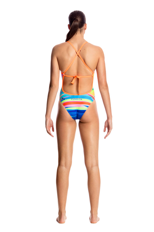 Tie Me Tight One Piece - Pina Colada