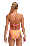 Girl's Strapped In One Piece- Pinapple Punch