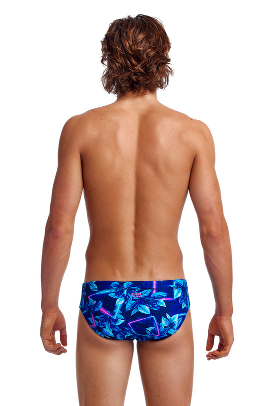Men's Classic Briefs- Laser Leaf