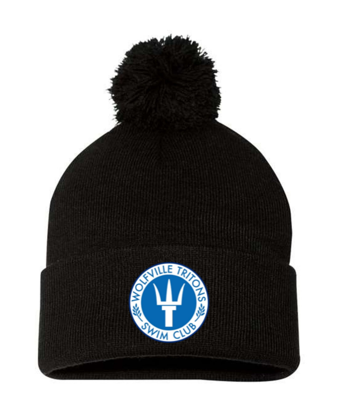 Triton Toque Black Pom-Pom