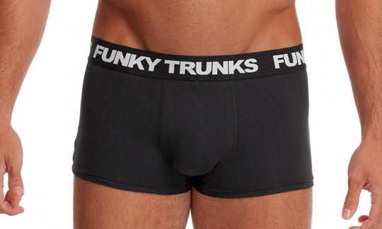 Men's Underwear Trunks- Black Attack