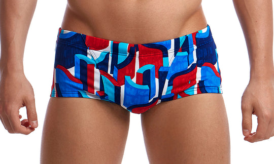Men's Classic Trunks- Block Rock
