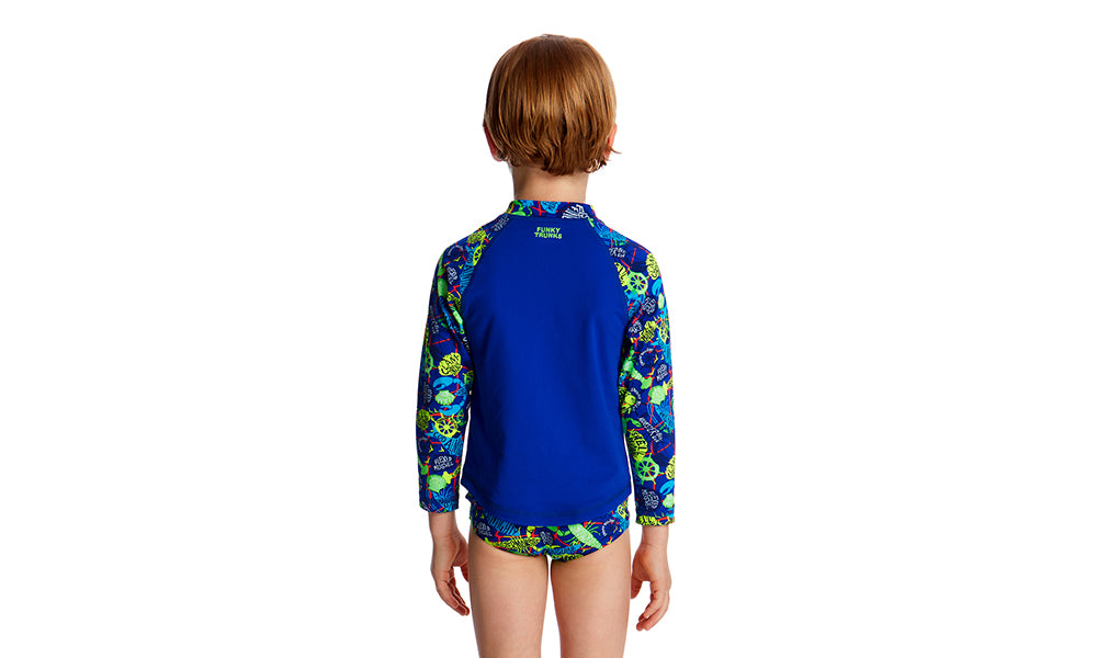 Boys Toddler Zippy Rash Vest- Catch of the Day