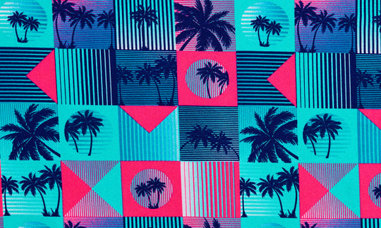 Swim Crop Top - Club Tropicana