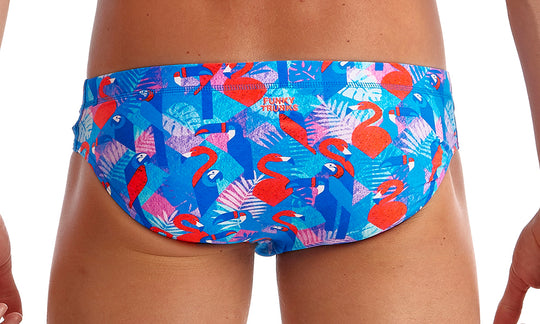 Men's Classic Briefs- Flaming Vegas